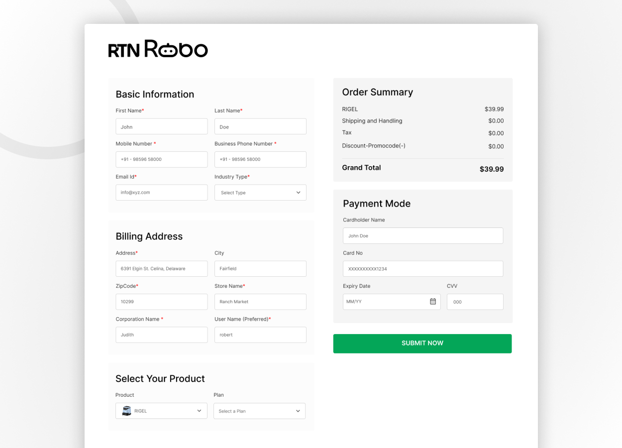 Regitration Form